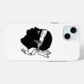 フランス国旗 iPhone 15 Plus カバー (裏面 (横))