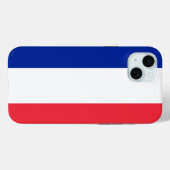 フランス国旗 iPhone 15 Plus ケース Case-Mate iPhoneケース (裏面 (横))