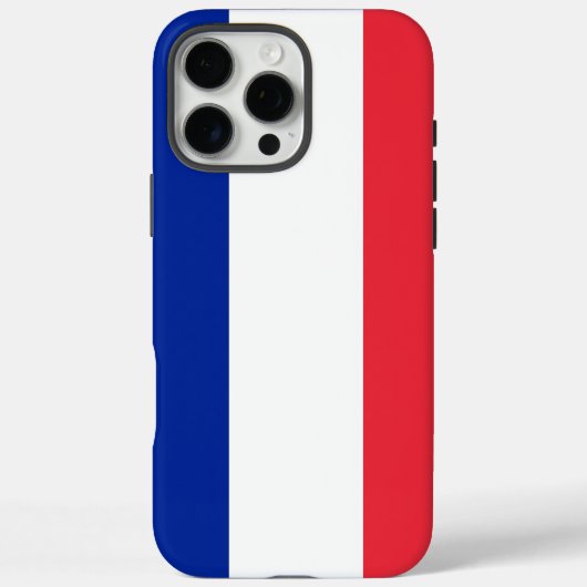 フランス国旗 iPhone 16 Pro Max ケース Case-Mate iPhoneケース (裏面)