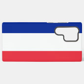 フランス国旗 Samsung Galaxy S22 Ultra カー Galaxyケース (裏面横)
