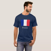 フランス国旗 Tシャツ (正面フル)