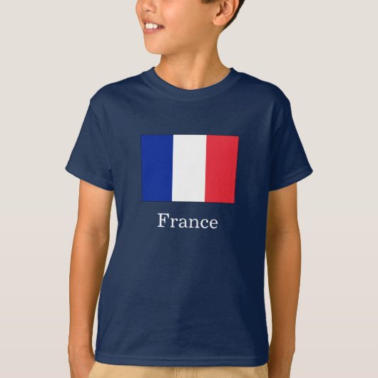 フランス国旗 Tシャツ (正面)