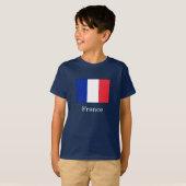 フランス国旗 Tシャツ (正面フル)