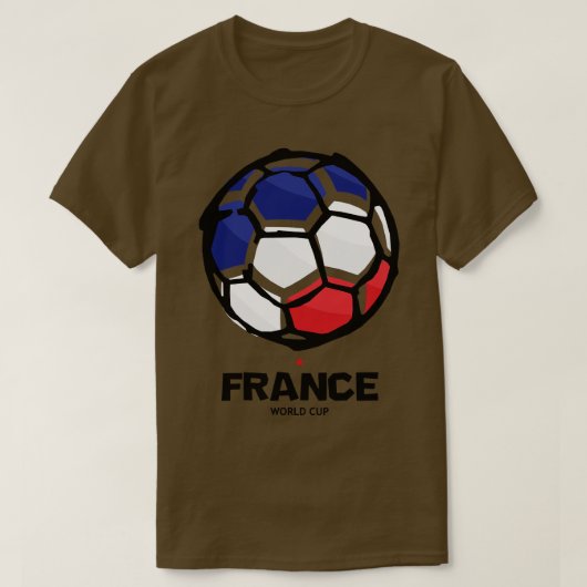 フランス国旗 Tシャツ (デザイン正面)