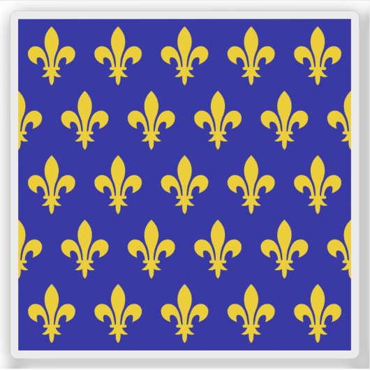 フランス国旗(XII-XIII) シール (正面)