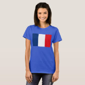フランス国旗Tシャツ Tシャツ (正面フル)