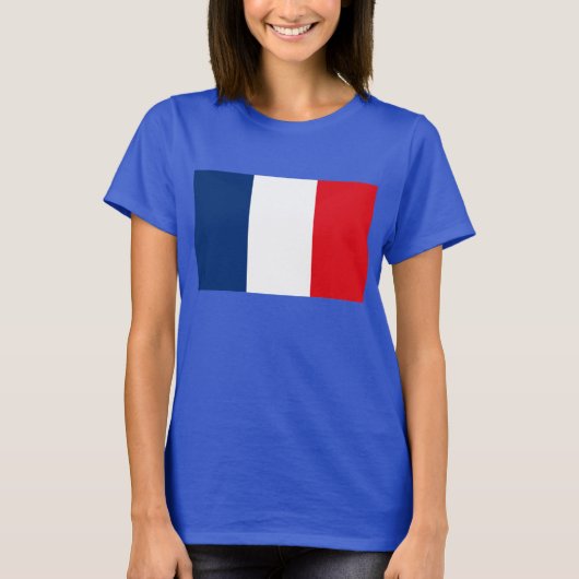 フランス国旗Tシャツ Tシャツ (正面)