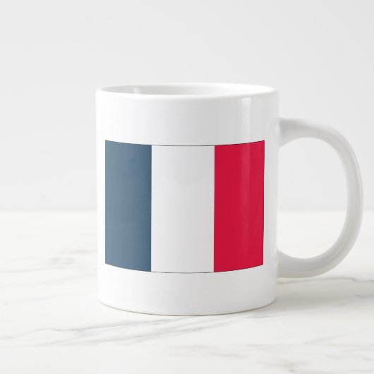フランス国歌の名が入ったフランス国旗マグ ジャンボコーヒーマグカップ (右)