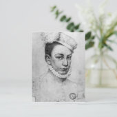 フランス国王チャールズ9世ポートレート1561年 ポストカード (スタンド正面)