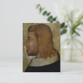 フランス国王ヨハネ2世のポートレート ポストカード (スタンド正面)