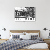 フランス国王ルイ14世の財団 キャンバスプリント (インサイチュ (寝室))