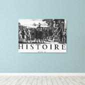 フランス国王ルイ14世の財団 キャンバスプリント (インサイチュ (ウッドフロア))