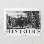 フランス国王ルイ14世の財団 ポストカード (正面/裏面)