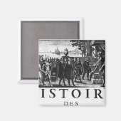 フランス国王ルイ14世の財団 マグネット (正面/裏面)