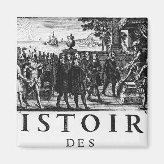 フランス国王ルイ14世の財団 マグネット (正面)