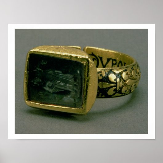 フランス国王ルイ9世の指針指輪(セントルイス) ポスター (正面)