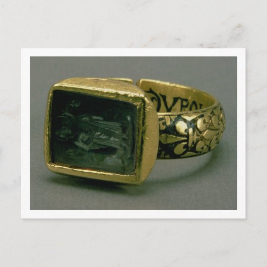 フランス国王ルイ9世の指針指輪（セントルイス） ポストカード (正面)