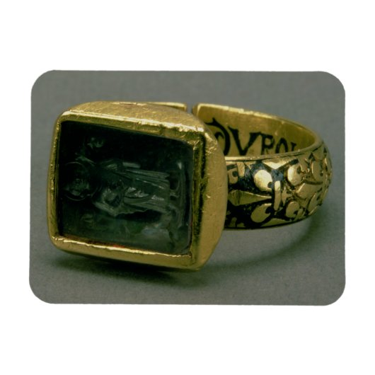 フランス国王ルイ9世の指針指輪（セントルイス） マグネット (横)