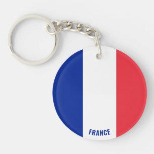 フランス国魅力的国国旗 キーホルダー