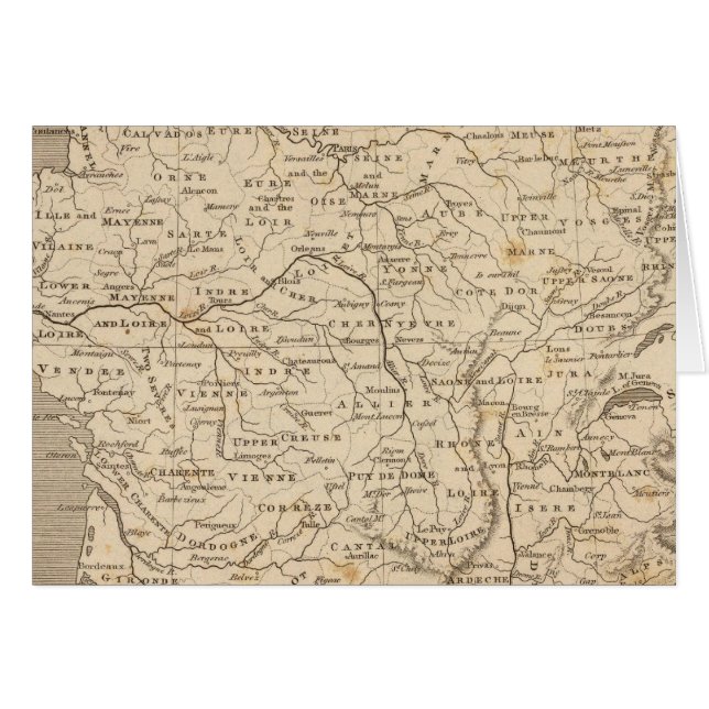 フランス地図（アロースミス） (正面横)