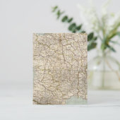 フランス地図 ポストカード (スタンド正面)