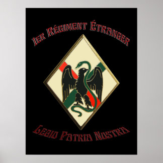 フランス外人部隊 1er RE Legio Patria Nostra ポスター