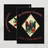 フランス外人部隊 1er RE Legio Patria Nostra ポストカード (正面/裏面)