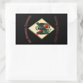 フランス外人部隊 1er RE Legio Patria Nostra 長方形シール (バッグ)