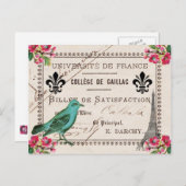 フランス大学ヴィンテージはがきフランスの ポストカード (正面/裏面)