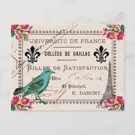 フランス大学ヴィンテージはがきフランスの ポストカード (正面)