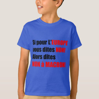 フランス大統領の選挙2017 - Blue Kids Tee Tシャツ