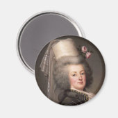 フランス女王マリー・アントワネットポートレート マグネット (正面/裏面)