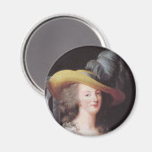 フランス女王マリー・アントワネットポートレート マグネット (正面/裏面)