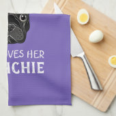 フランス好きな私 キッチンタオル (四つ折り)