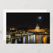 フランス工科大学とポンデザール – パリ 招待状 (正面/裏面)