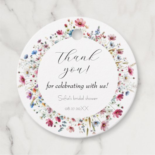 フランス庭園パーティーの花 フェイバータグ (正面)