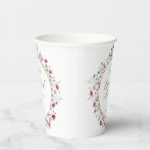 フランス庭園パーティーの花 紙コップ (右)