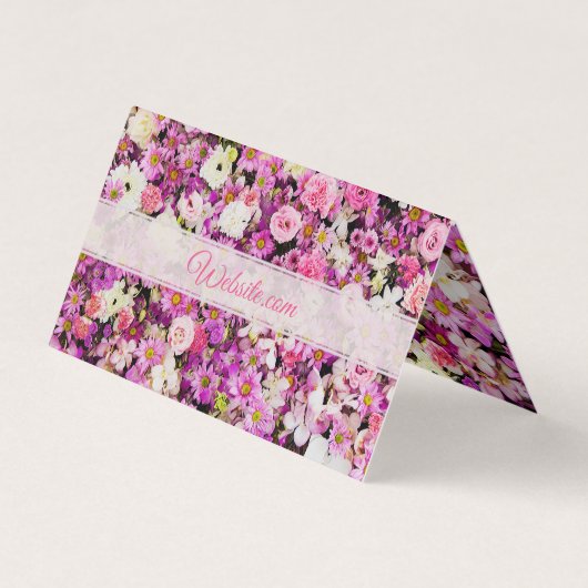 フランス庭園 - 折り畳まれた 名刺 (裏面)