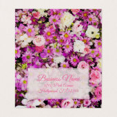 フランス庭園 - 折り畳み式 名刺 (内部フラット)