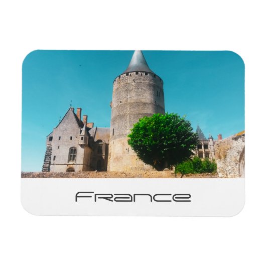 フランス建築フランスのシャトー マグネット (横)
