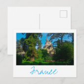 フランス建築フランスの大聖堂自然 ポストカード (正面/裏面)
