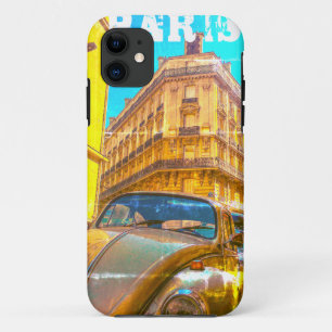 フランス建築フランスの通りオールドカーパリ iPhone 11 ケース
