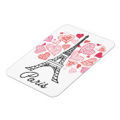 フランス愛パリ マグネット (左側)