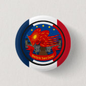 フランス愛国マーク Vive la France 缶バッジ (正面)