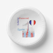 フランス愛国 ペーパーボウル (正面)