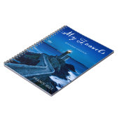 フランス旅行パーソナライズされたジャーナル ノートブック (左側)