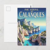 フランス旅行 カランク国立公園 ポストカード (正面/裏面)