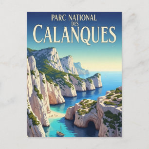 フランス旅行 カランク国立公園 ポストカード