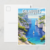 フランス旅行 カランク国立公園 ポストカード (正面/裏面)