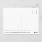 フランス旅行！ ポストカード (裏面)